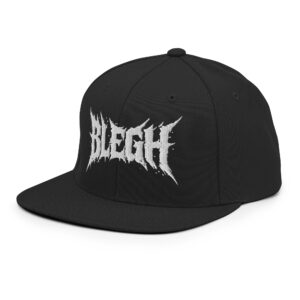 BLEGH Snapback Cap (Black)