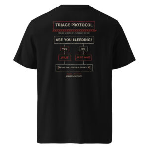 Triage Protocol T-Shirt (Black)