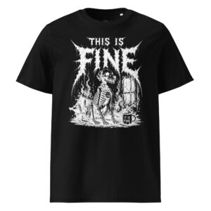 This Is Fine T-Shirt (Black)