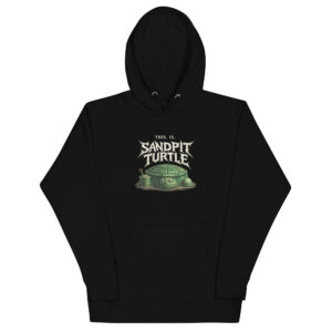 This Is Sandpit Turtle Hoodie (Black)
